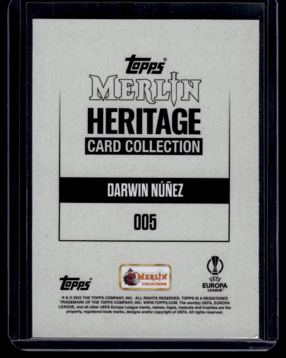 2023-24 Merlin Heritage UEFA Club Competitions #005 Darwin Núñez