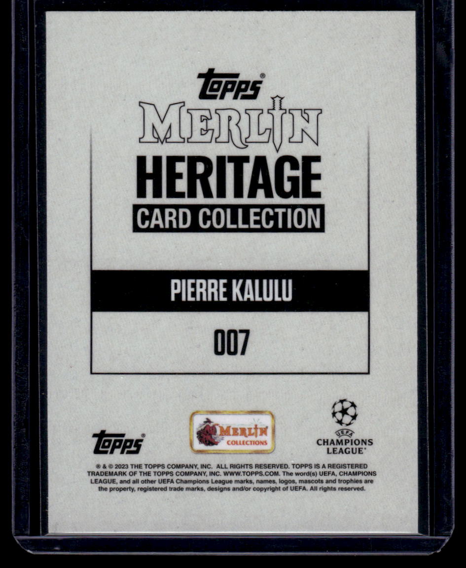 2023-24 Merlin Heritage UEFA Club Competitions #007 Pierre Kalulu