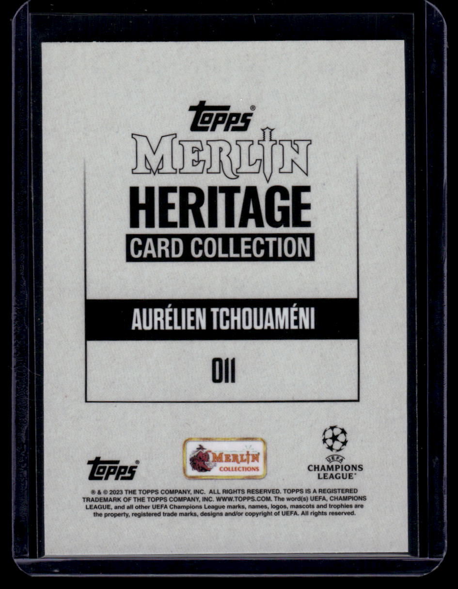 2023-24 Merlin Heritage UEFA Club Competitions #011 Aurélien Tchouaméni