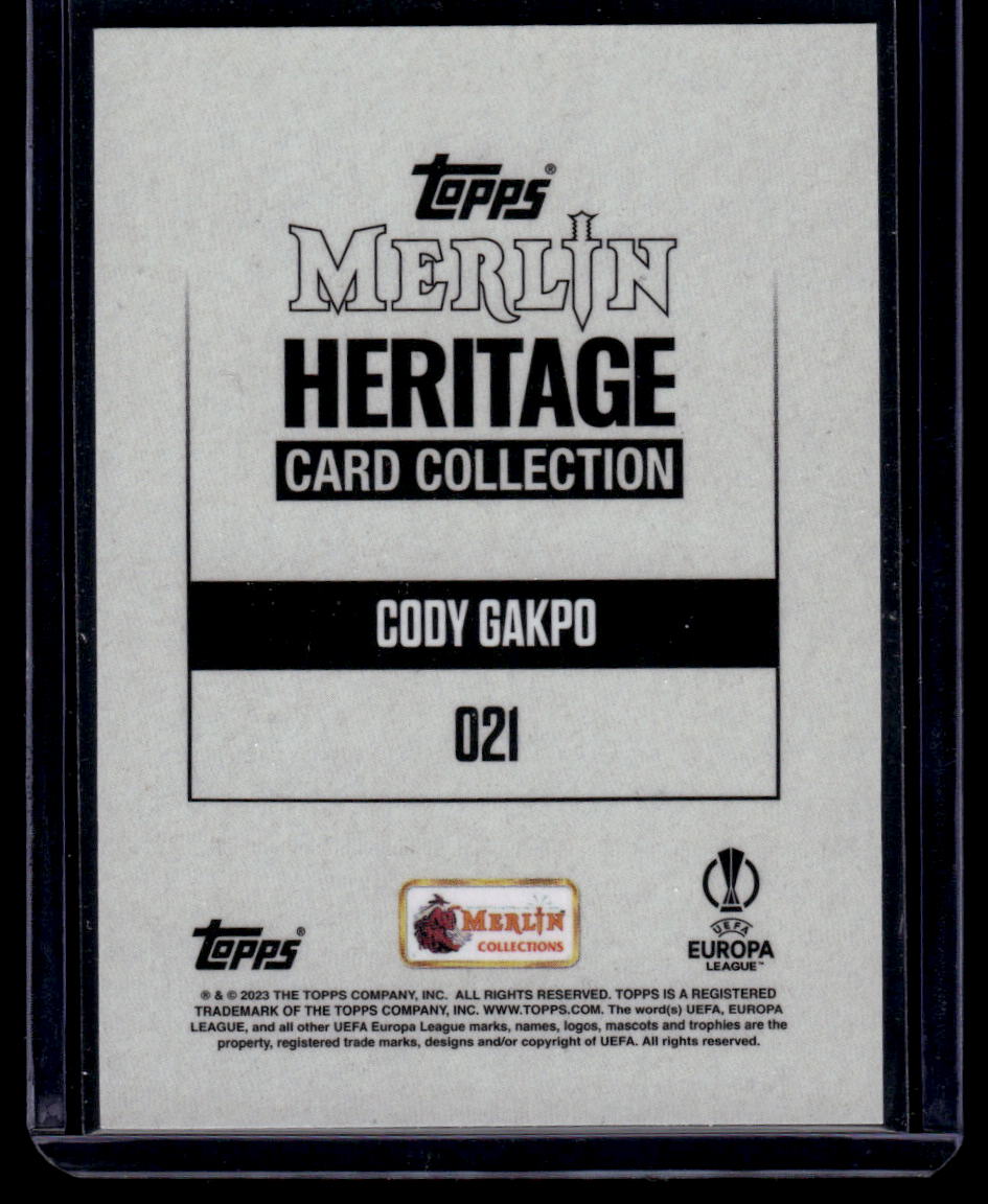 2023-24 Merlin Heritage UEFA Club Competitions #021 Cody Gakpo