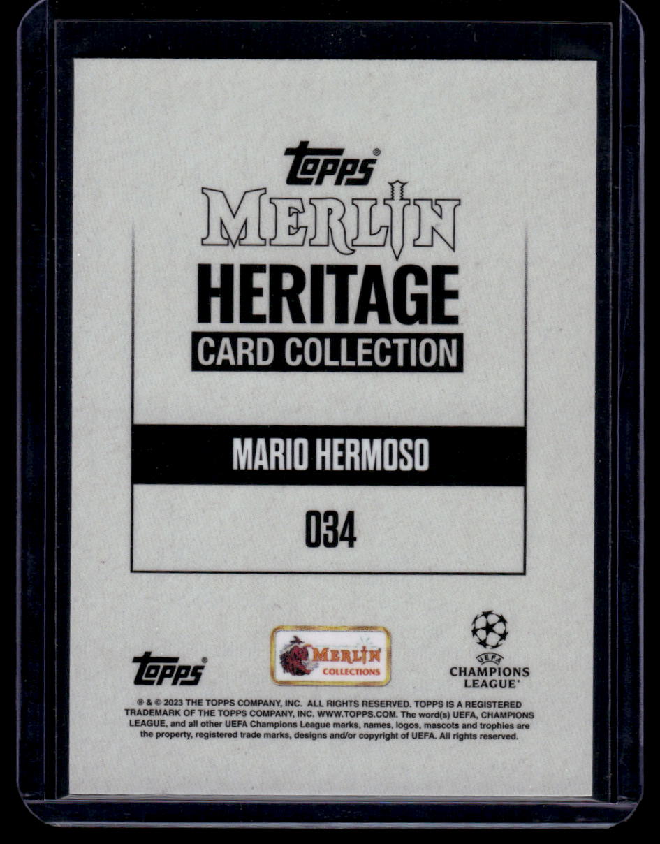 2023-24 Merlin Heritage UEFA Club Competitions #034 Mario Hermoso