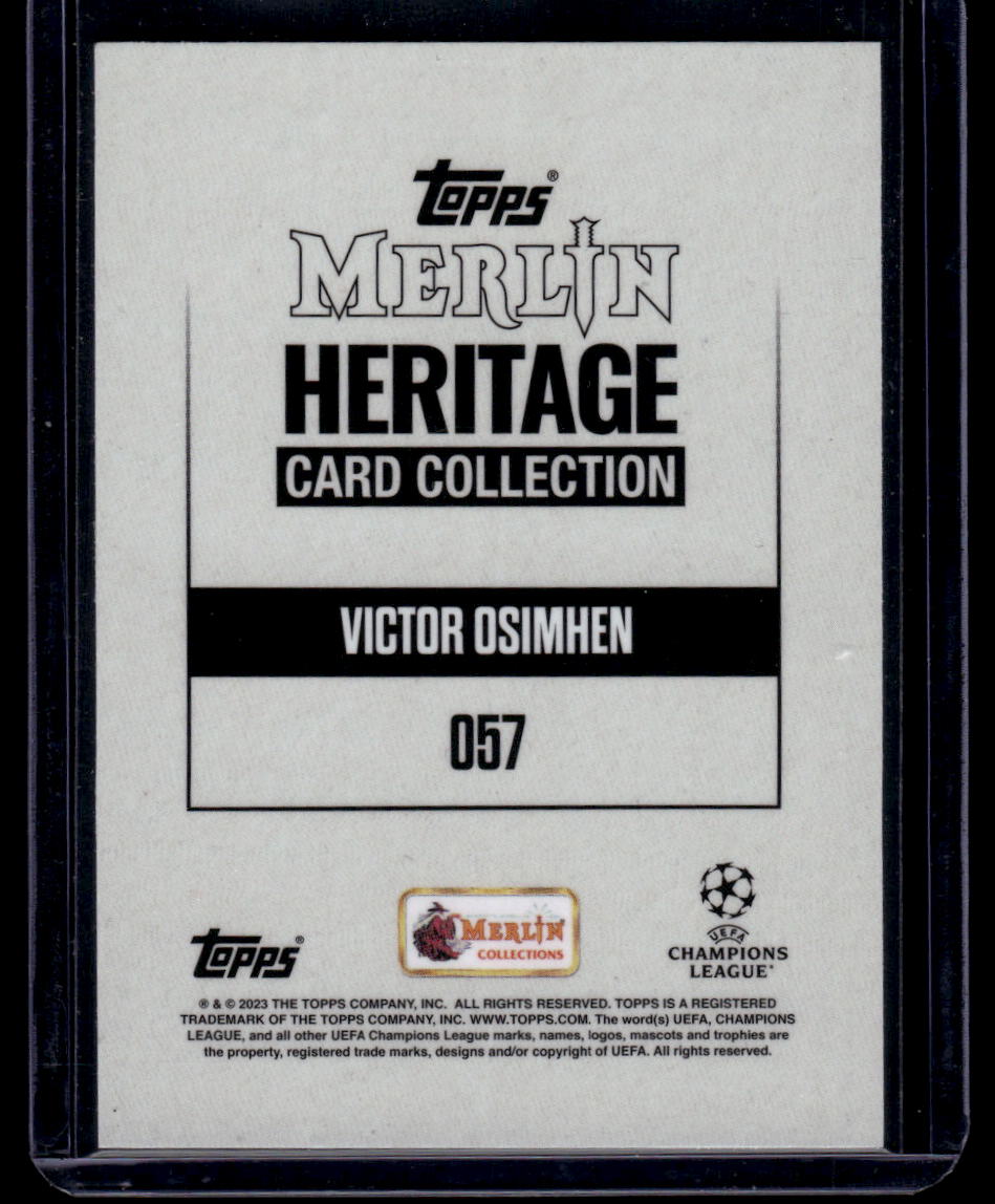 2023-24 Merlin Heritage UEFA Club Competitions #057 Victor Osimhen