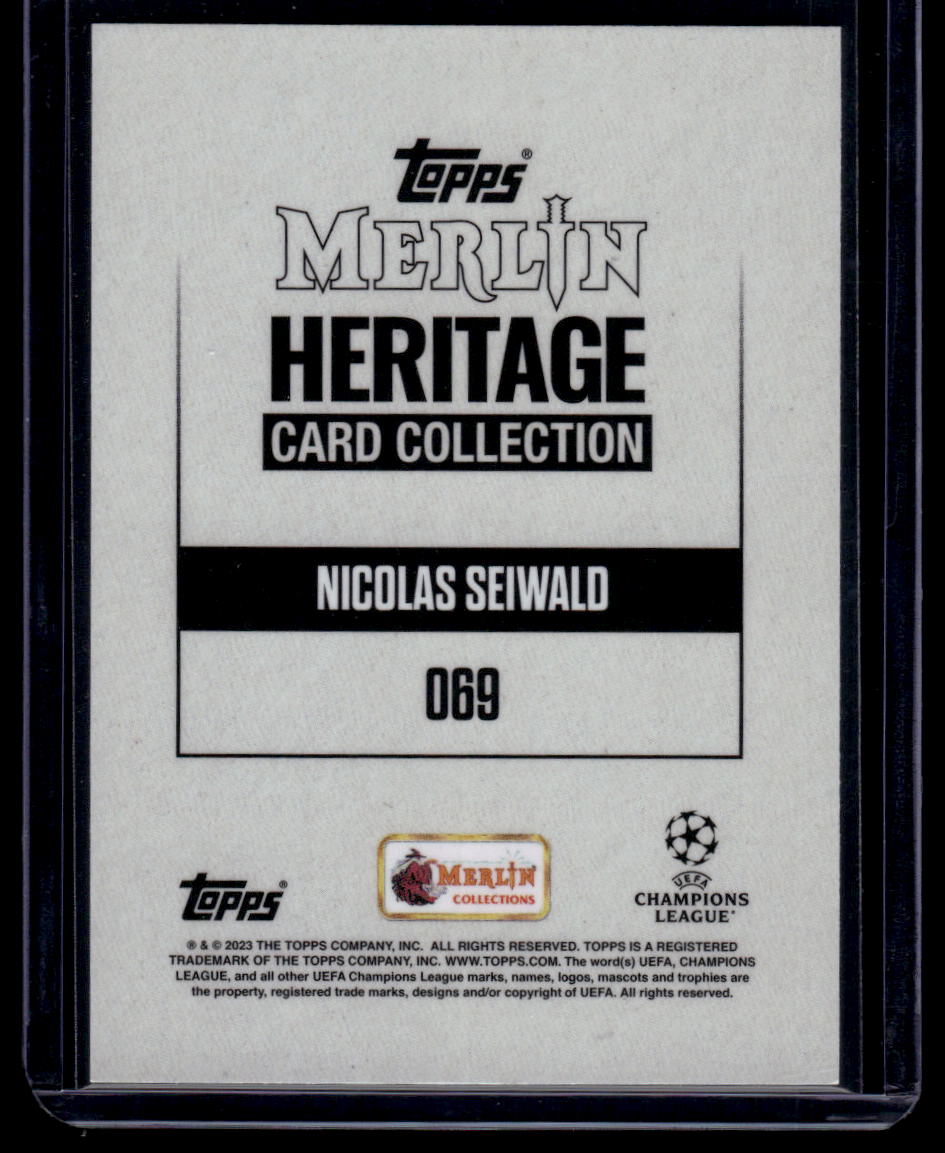 2023-24 Merlin Heritage UEFA Club Competitions #069 Nicolas Seiwald