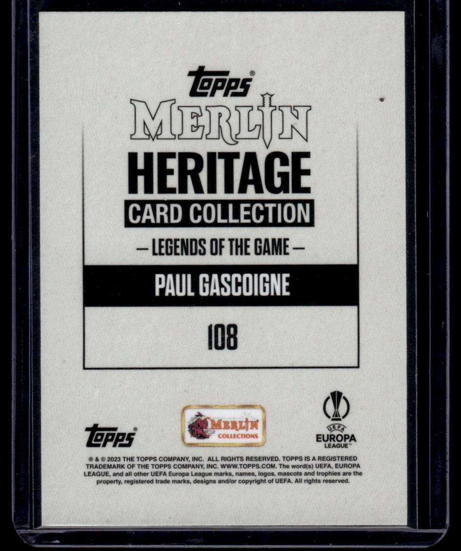2023-24 Merlin Heritage UEFA Club Competitions #108 Paul Gascoigne