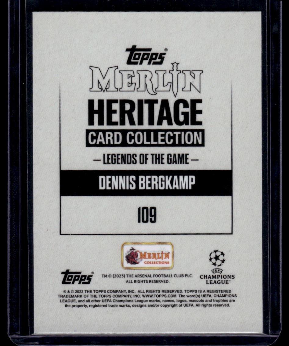 2023-24 Merlin Heritage UEFA Club Competitions #109 Dennis Bergkamp
