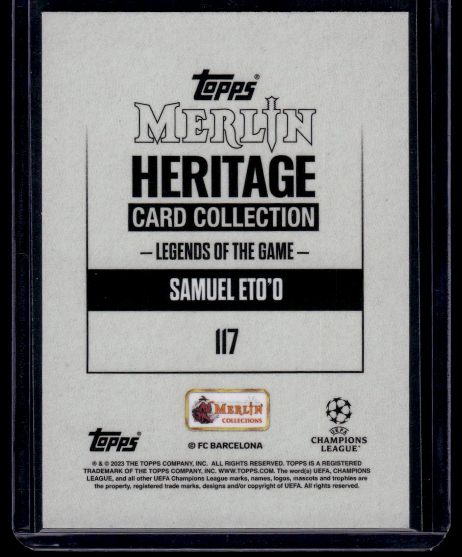 2023-24 Merlin Heritage UEFA Club Competitions #117 Samuel Eto’o