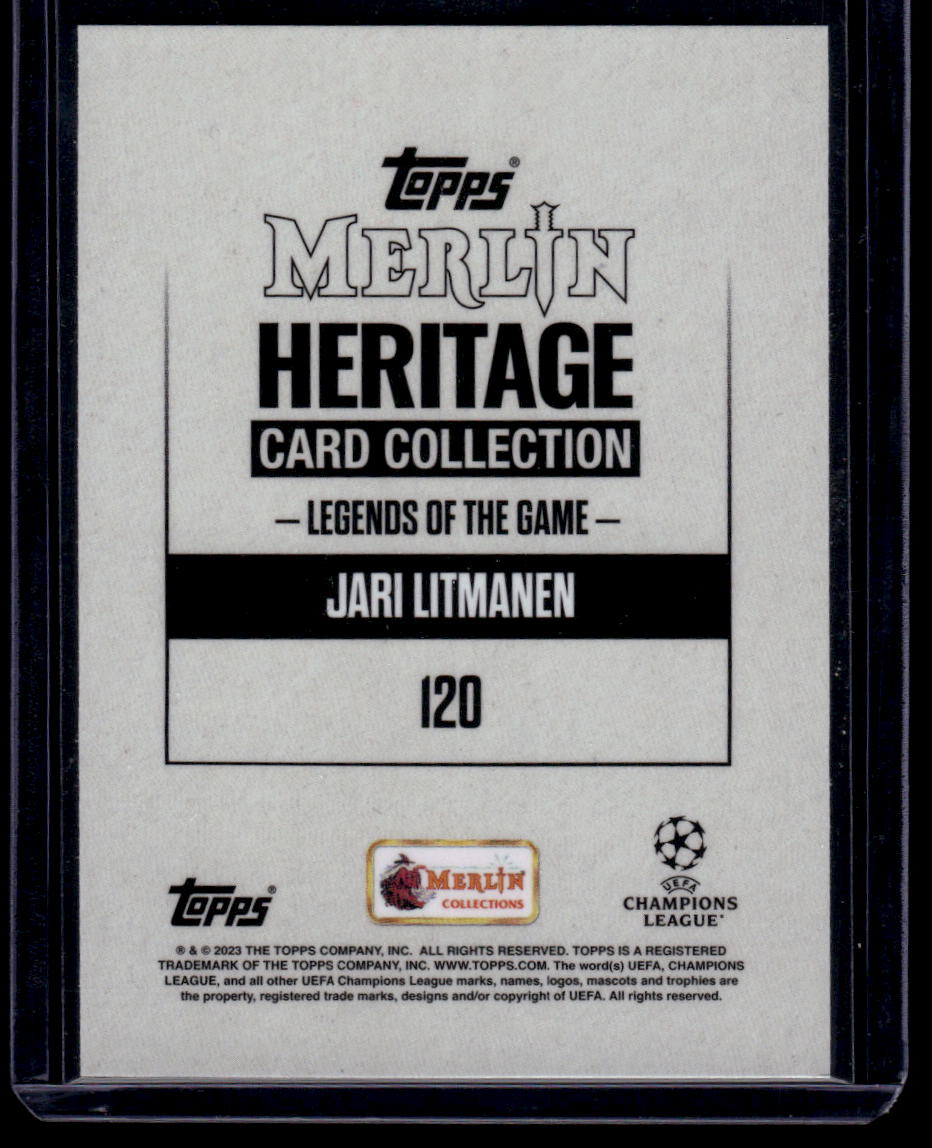 2023-24 Merlin Heritage UEFA Club Competitions #120 Jari Litmanen