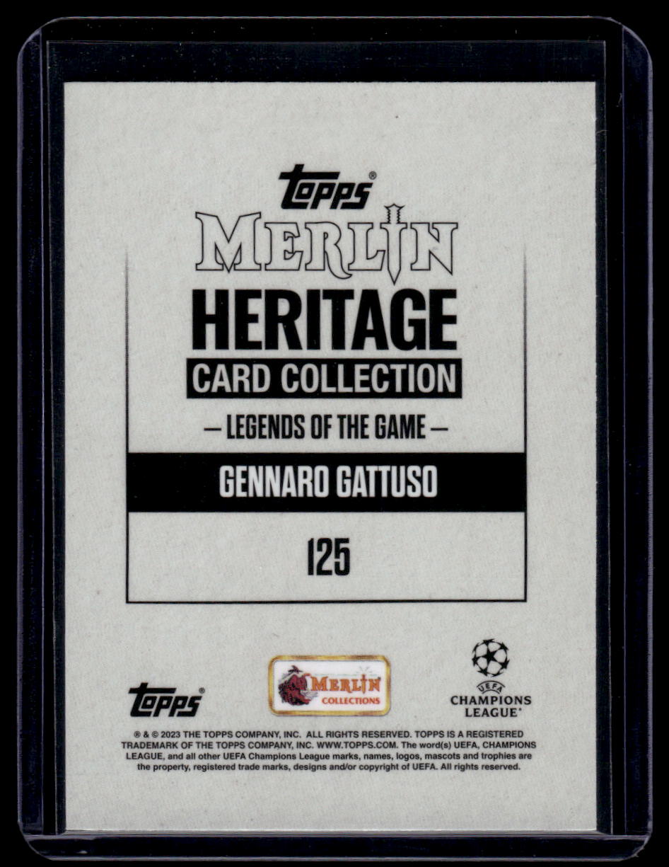 2023-24 Merlin Heritage UEFA Club Competitions #125 Gennaro Gattuso