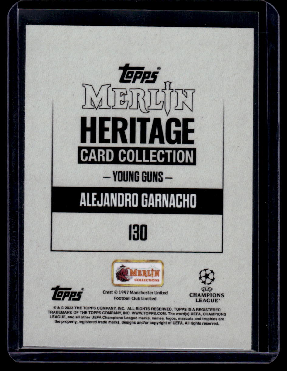 2023-24 Merlin Heritage UEFA Club Competitions #130 Alejandro Garnacho