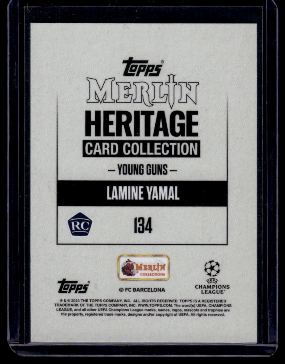 2023-24 Merlin Heritage UEFA Club Competitions #134 Lamine Yamal