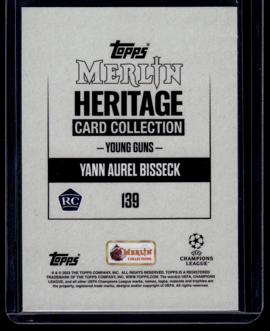 2023-24 Merlin Heritage UEFA Club Competitions #139 Yann Aurel Bisseck