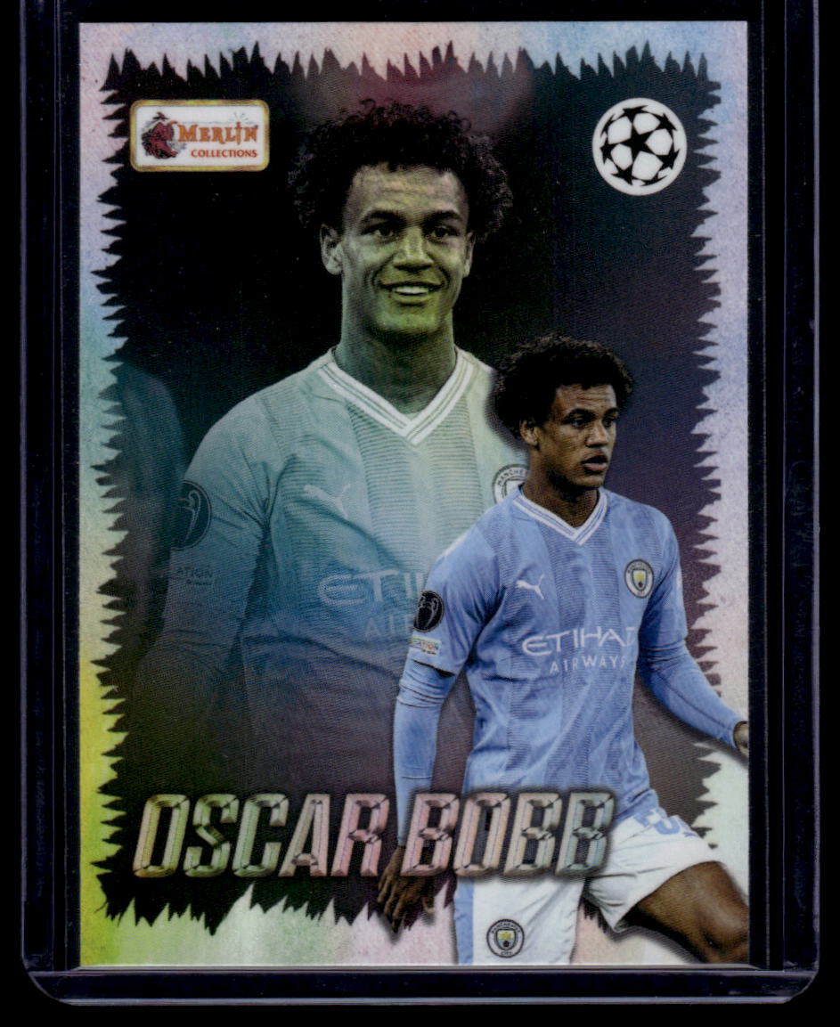 2023-24 Merlin Heritage UEFA Club Competitions #143 Oscar Bobb