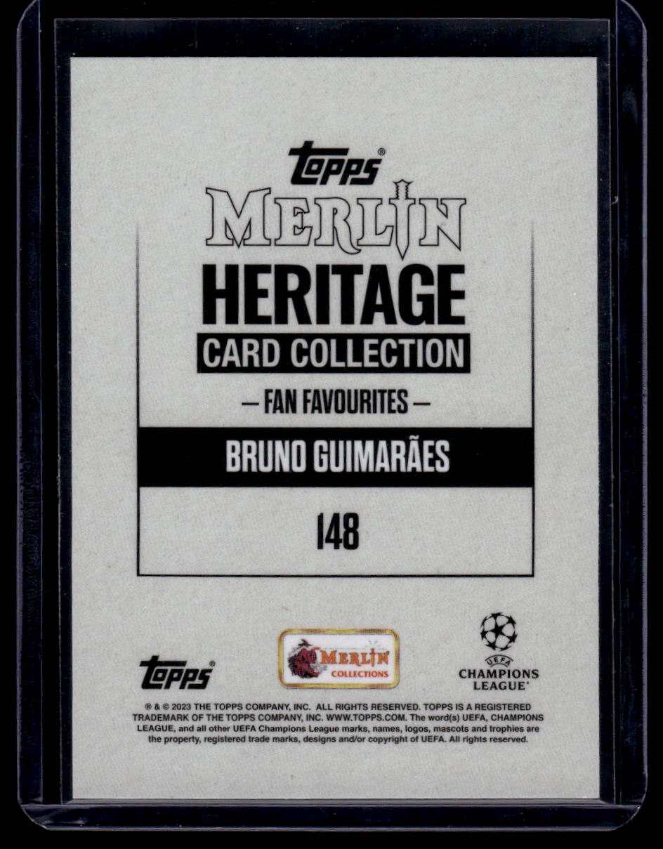 2023-24 Merlin Heritage UEFA Club Competitions #148 Bruno Guimarães