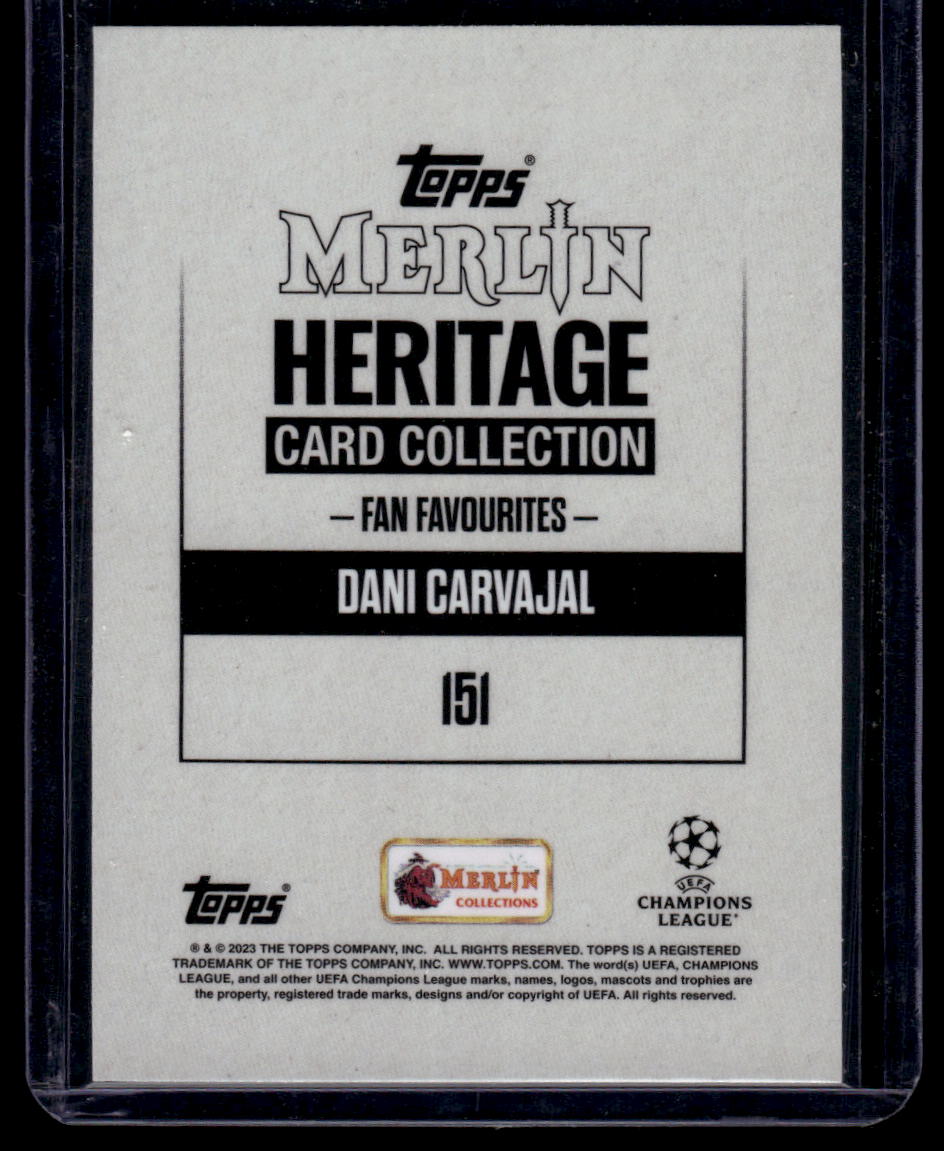 2023-24 Merlin Heritage UEFA Club Competitions #151 Dani Carvajal