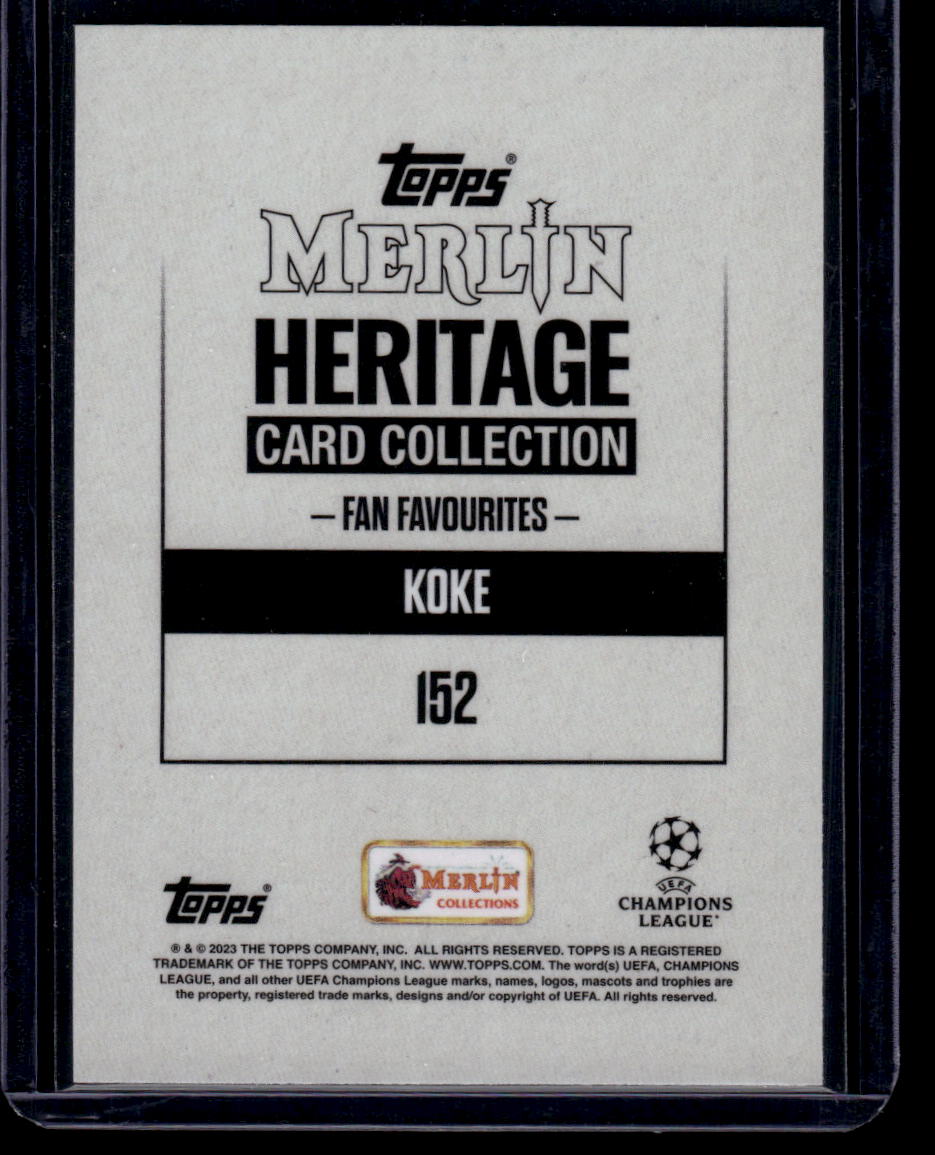 2023-24 Merlin Heritage UEFA Club Competitions #152 Koke