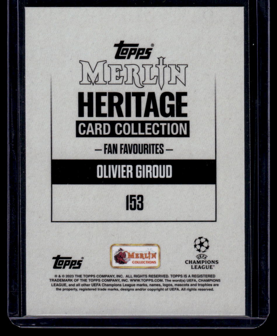 2023-24 Merlin Heritage UEFA Club Competitions #153 Olivier Giroud