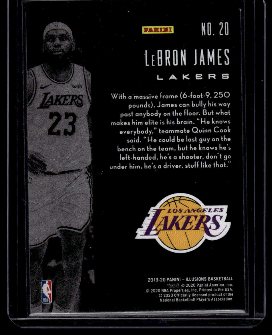 2019-20 Panini Illusions #20 LeBron James