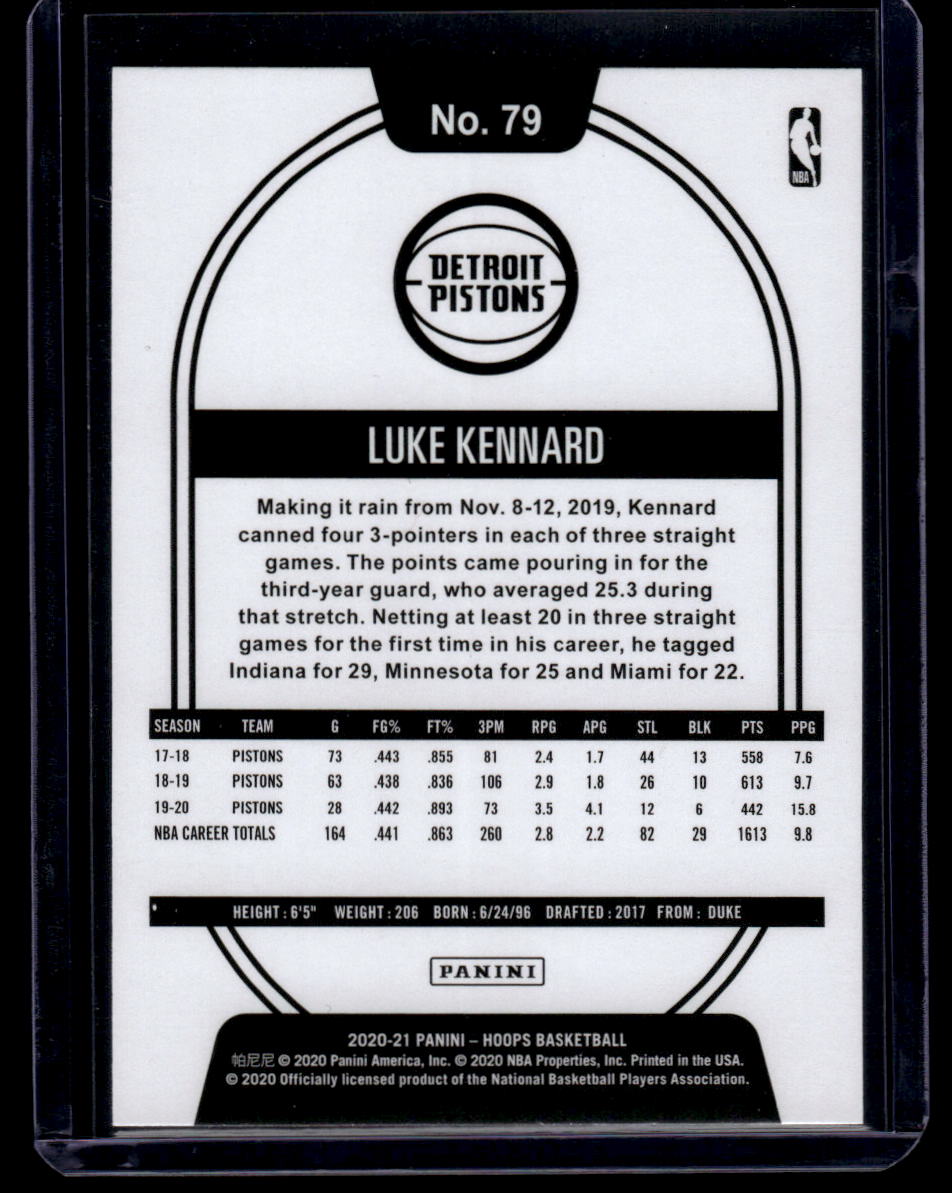 2020-21 Hoops #79 Luke Kennard