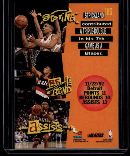 1993-94 Stadium Club #105 Rod Strickland