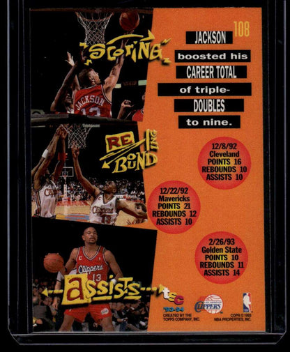 1993-94 Stadium Club #108 Mark Jackson