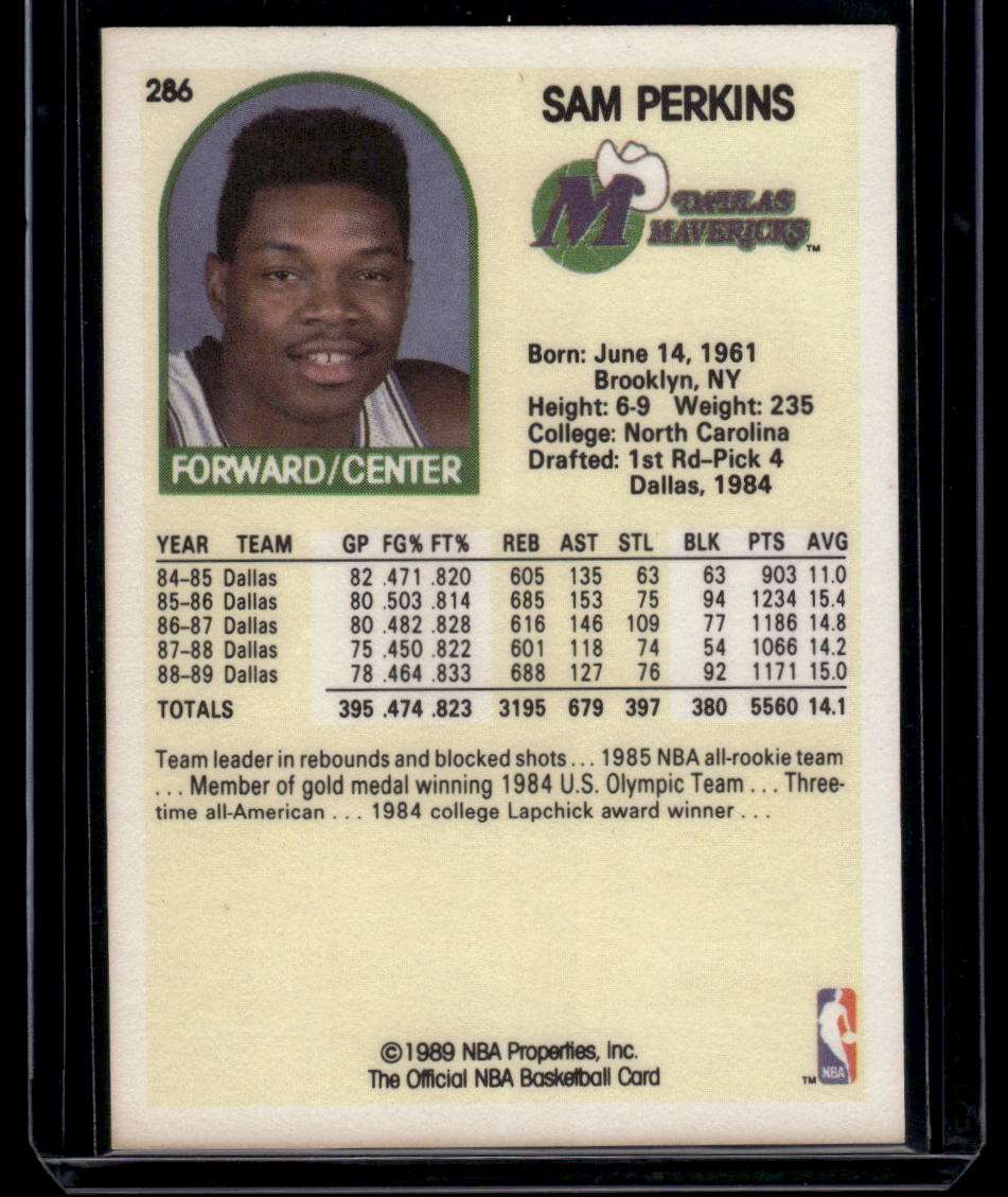 1989-90 Hoops #286 Sam Perkins