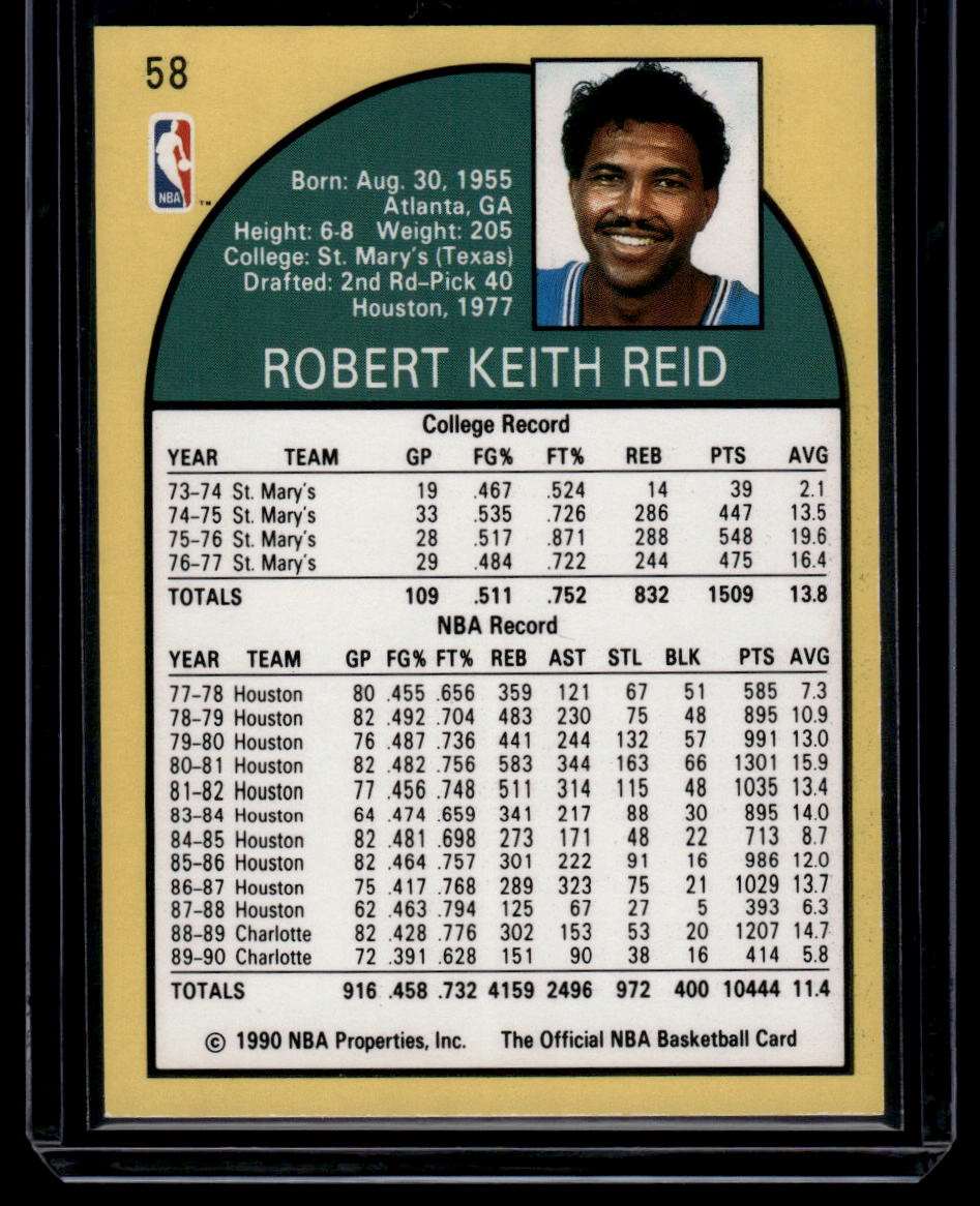 1990-91 Hoops #58 Robert Reid