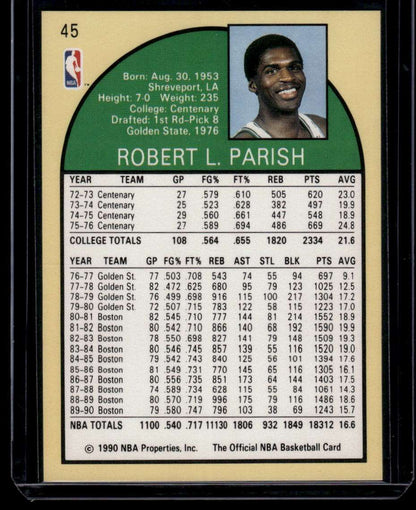 1990-91 Hoops #45 Robert Parish