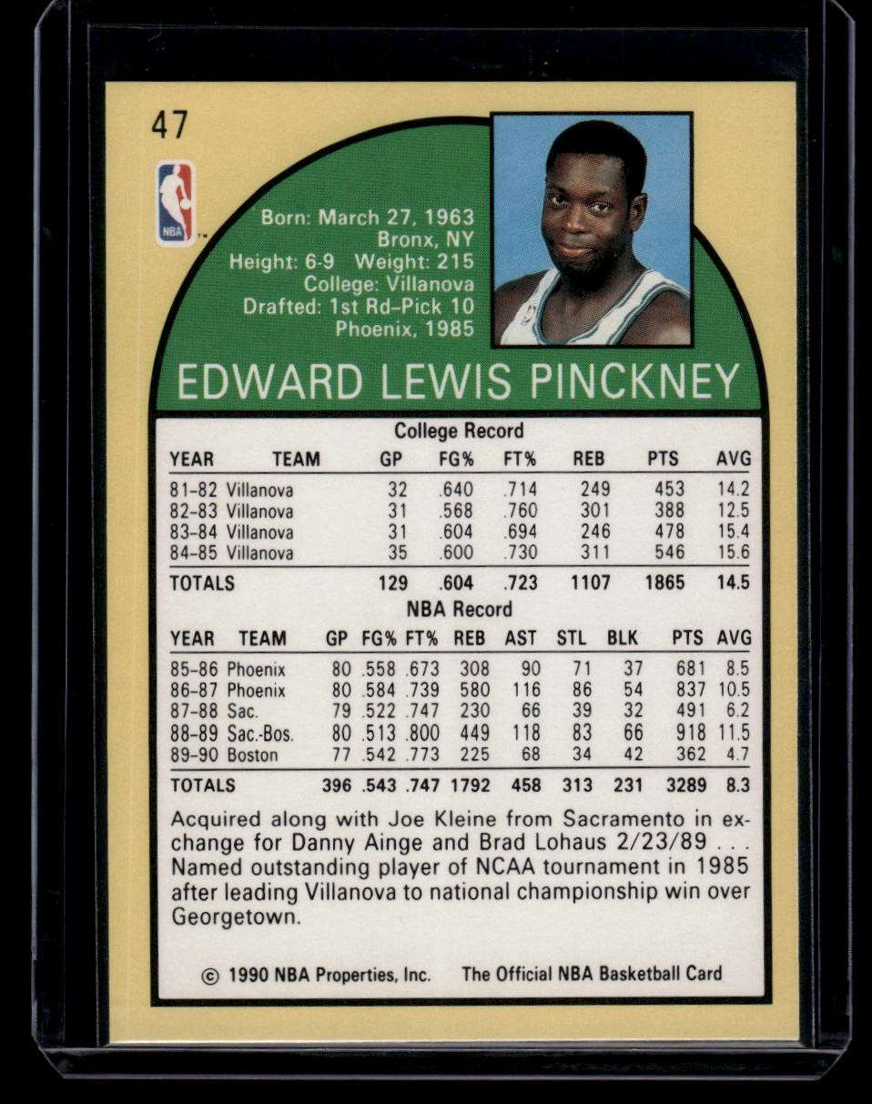 1990-91 Hoops #47 Ed Pinckney