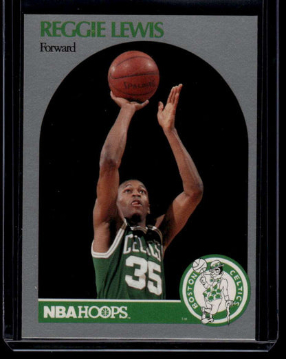 1990-91 Hoops #43 Reggie Lewis