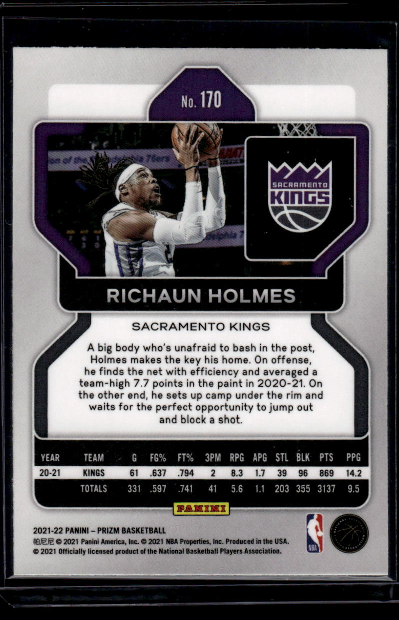 2021-22 Panini Prizm #170 Richaun Holmes