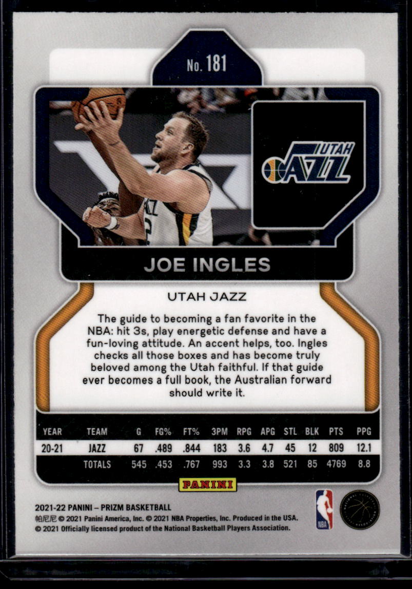 2021-22 Panini Prizm #181 Joe Ingles