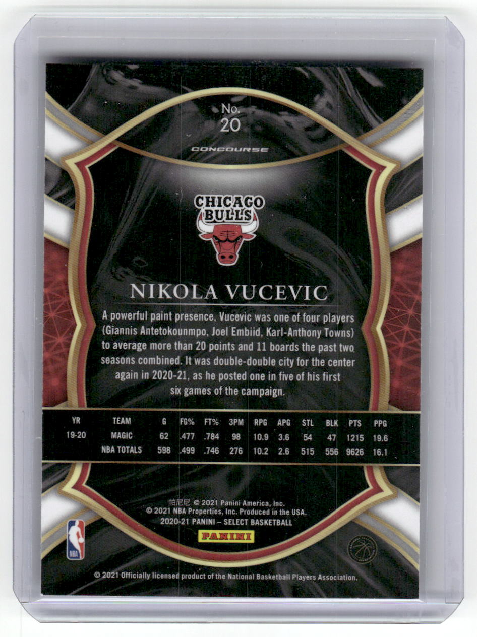 2020-21 Panini Select #20 Nikola Vucevic