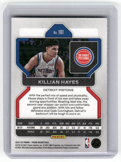 2021-22 Panini Prizm #101 Killian Hayes