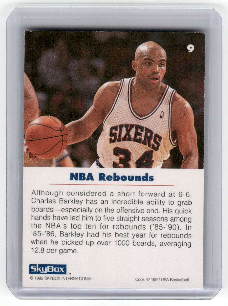 1992 SkyBox USA #9 Charles Barkley