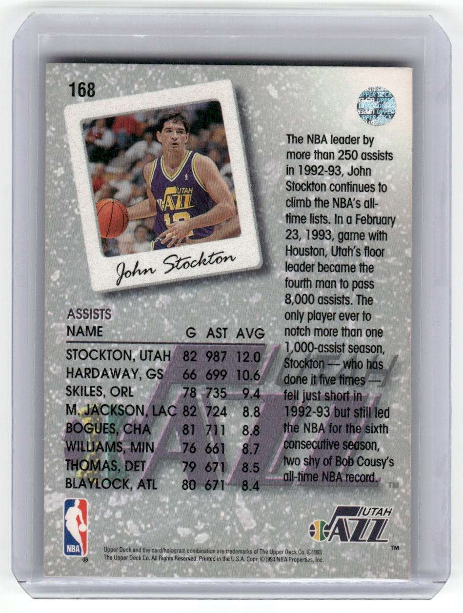 1993-94 Upper Deck #168 John Stockton