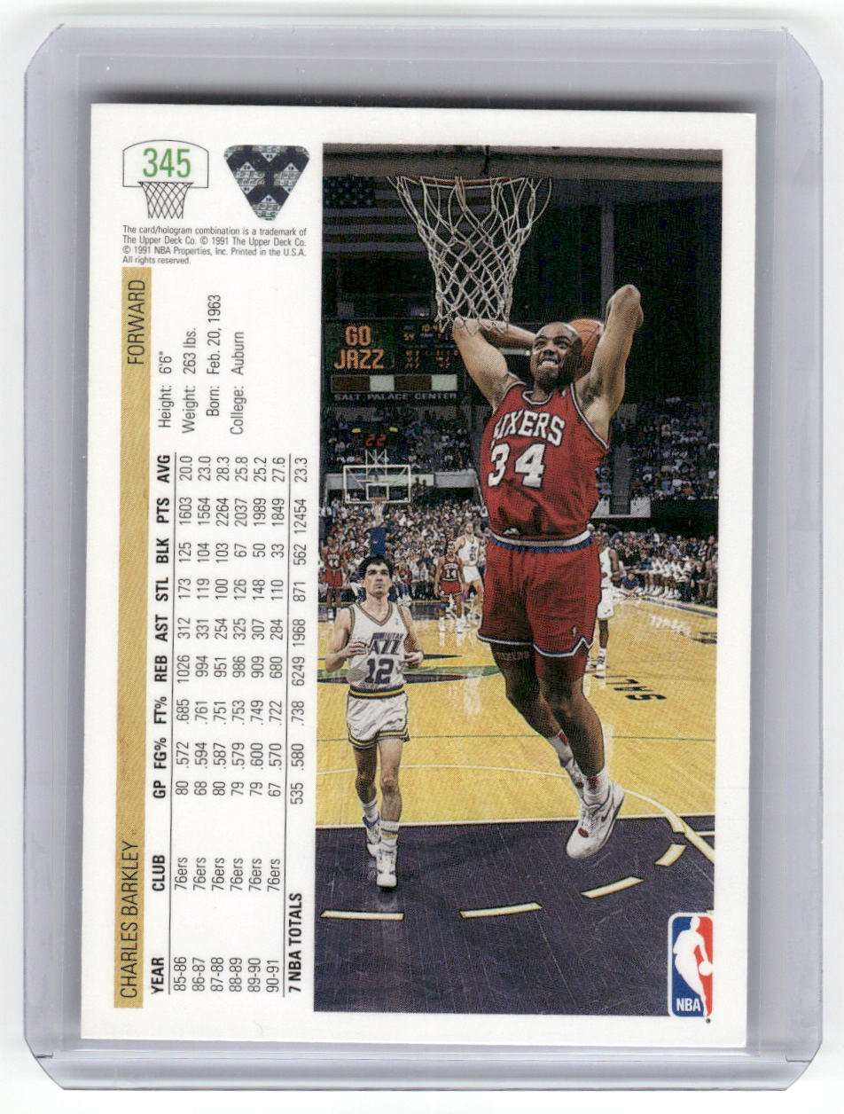 1991-92 Upper Deck #345 Charles Barkley