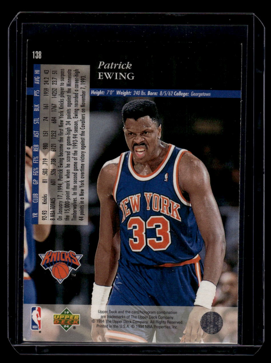 1993-94 Upper Deck Special Edition #138 Patrick Ewing