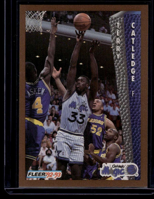 1992-93 Fleer #160 Terry Catledge