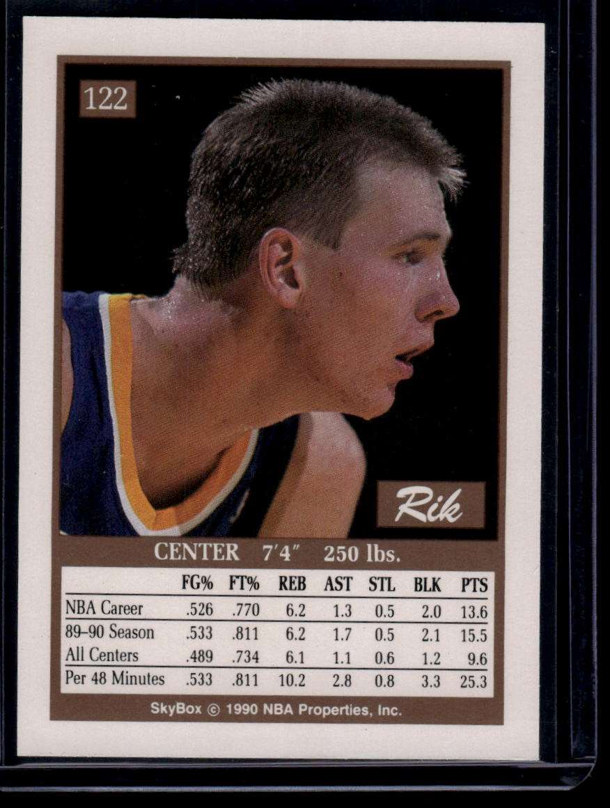 1990-91 SkyBox #122 Rik Smits