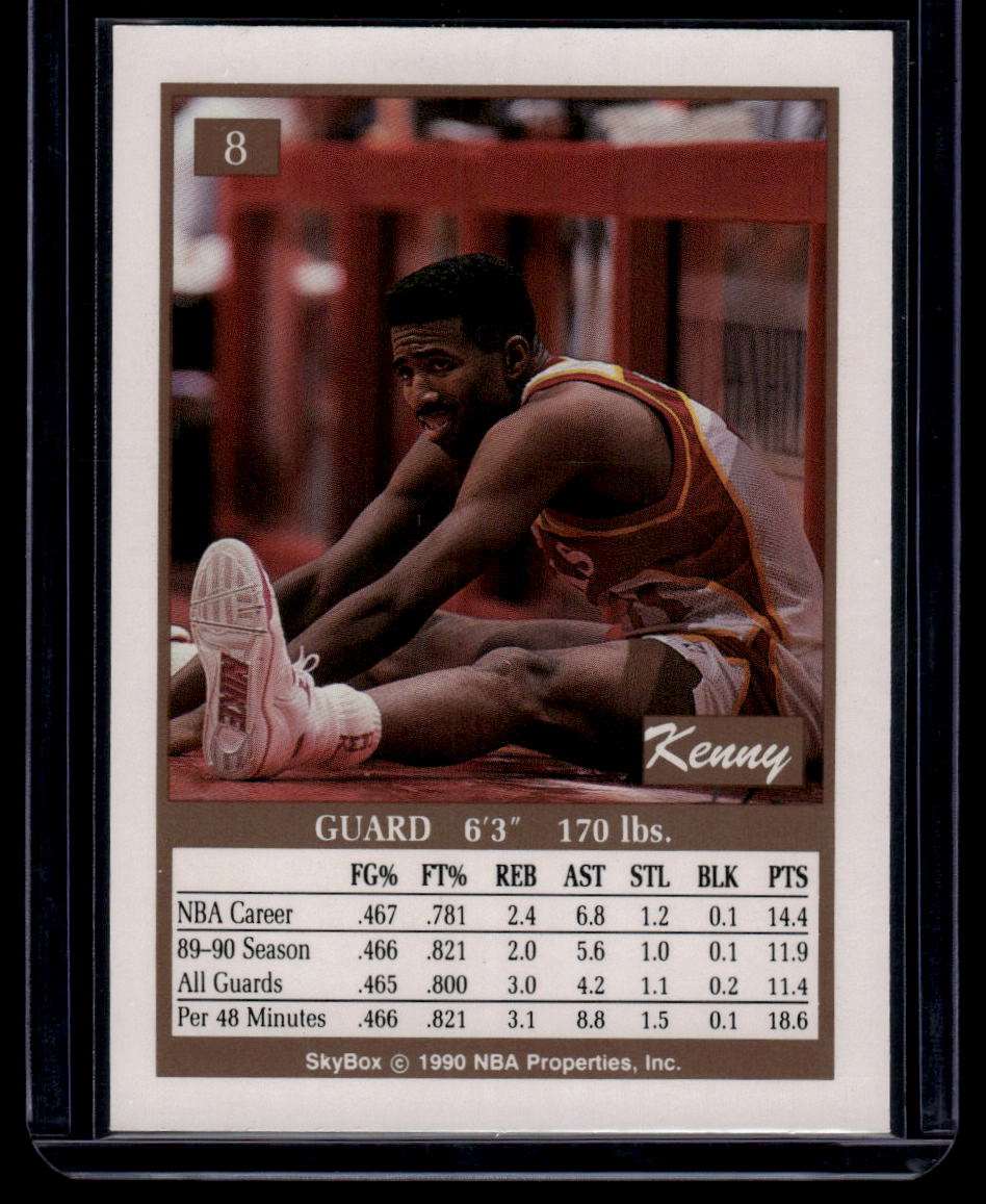 1990-91 SkyBox #8 Kenny Smith