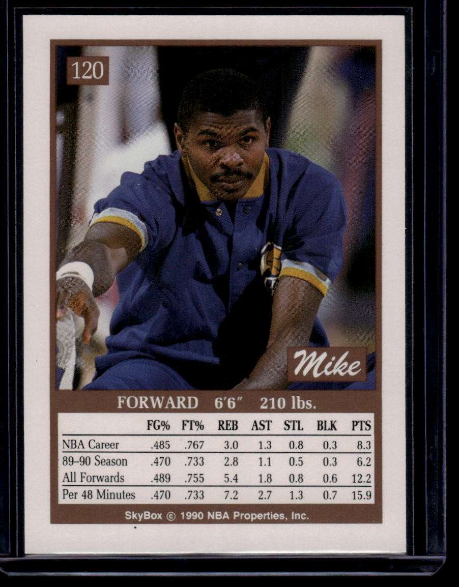 1990-91 SkyBox #120 Mike Sanders