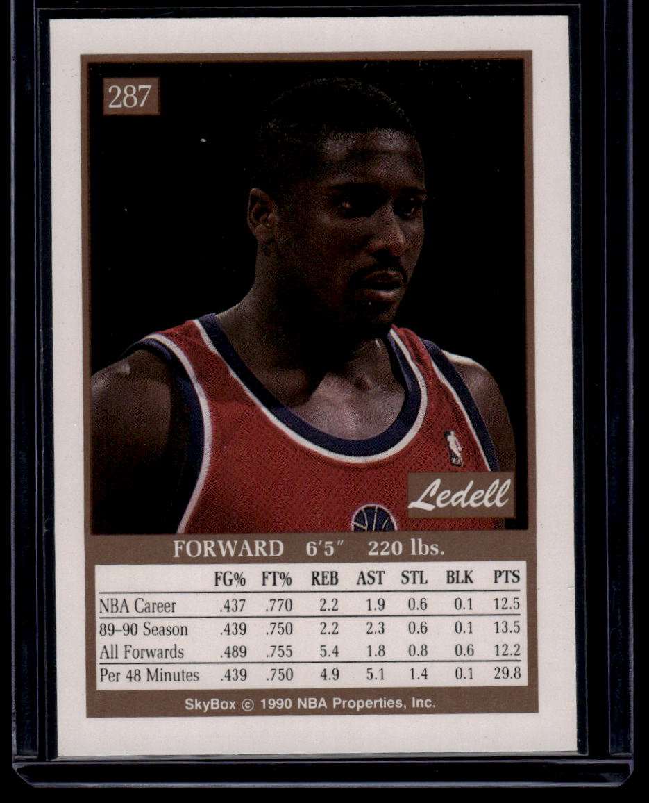 1990-91 SkyBox #287 Ledell Eackles