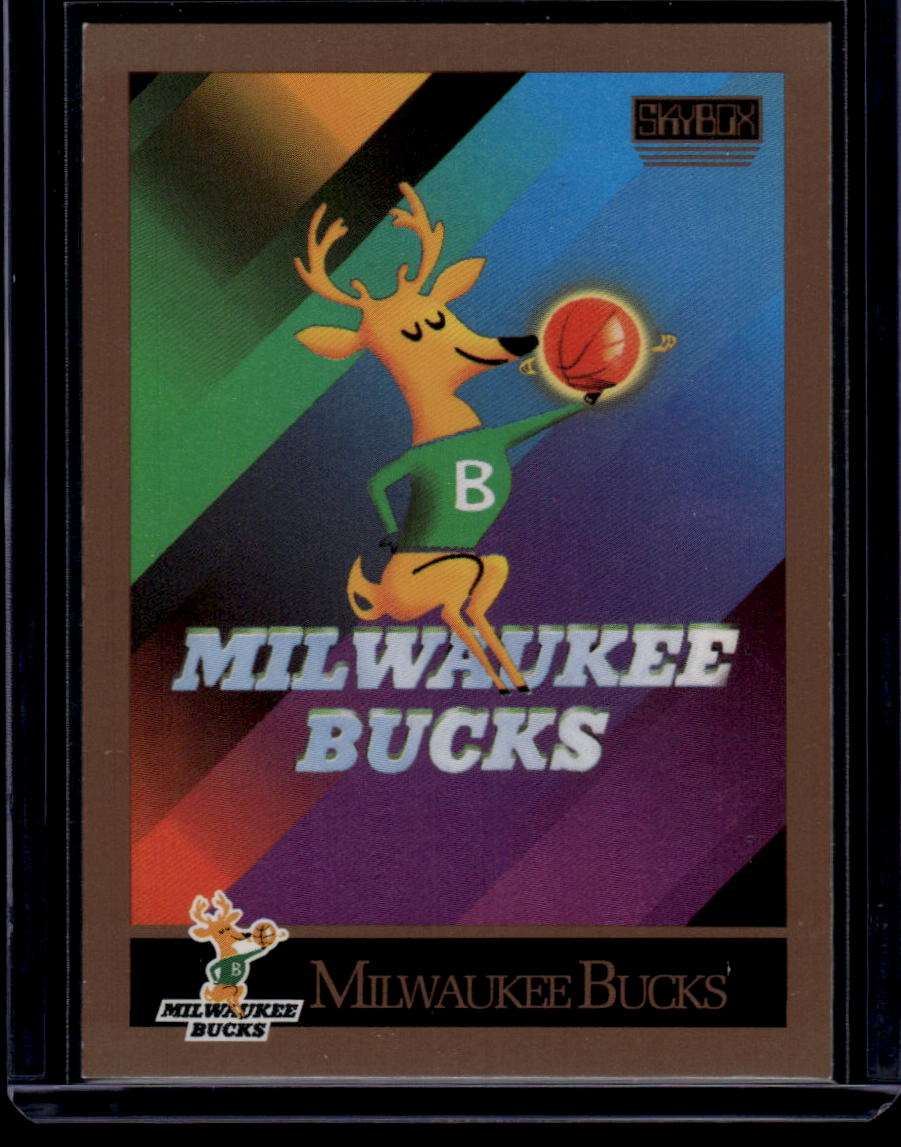 1990-91 SkyBox #342 Milwaukee Bucks