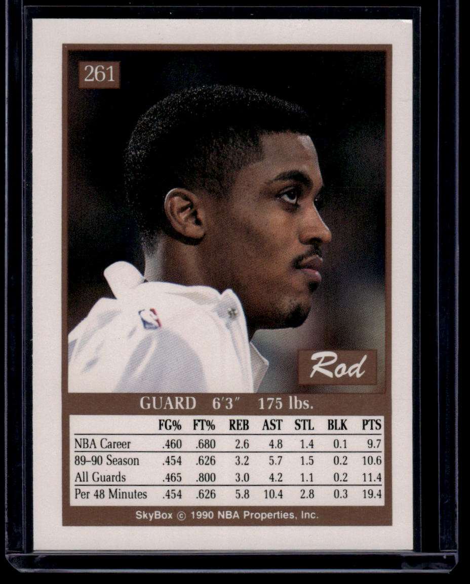 1990-91 SkyBox #261 Rod Strickland