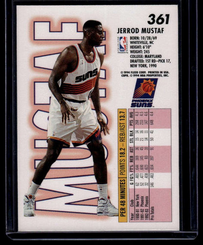 1993-94 Fleer #361 Jerrod Mustaf