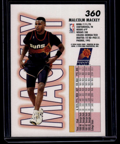 1993-94 Fleer #360 Malcolm Mackey