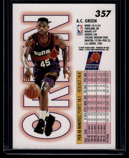 1993-94 Fleer #357 A.C. Green