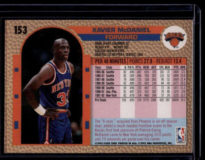 1992-93 Fleer #153 Xavier McDaniel