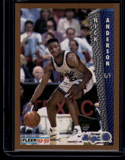 1992-93 Fleer #158 Nick Anderson