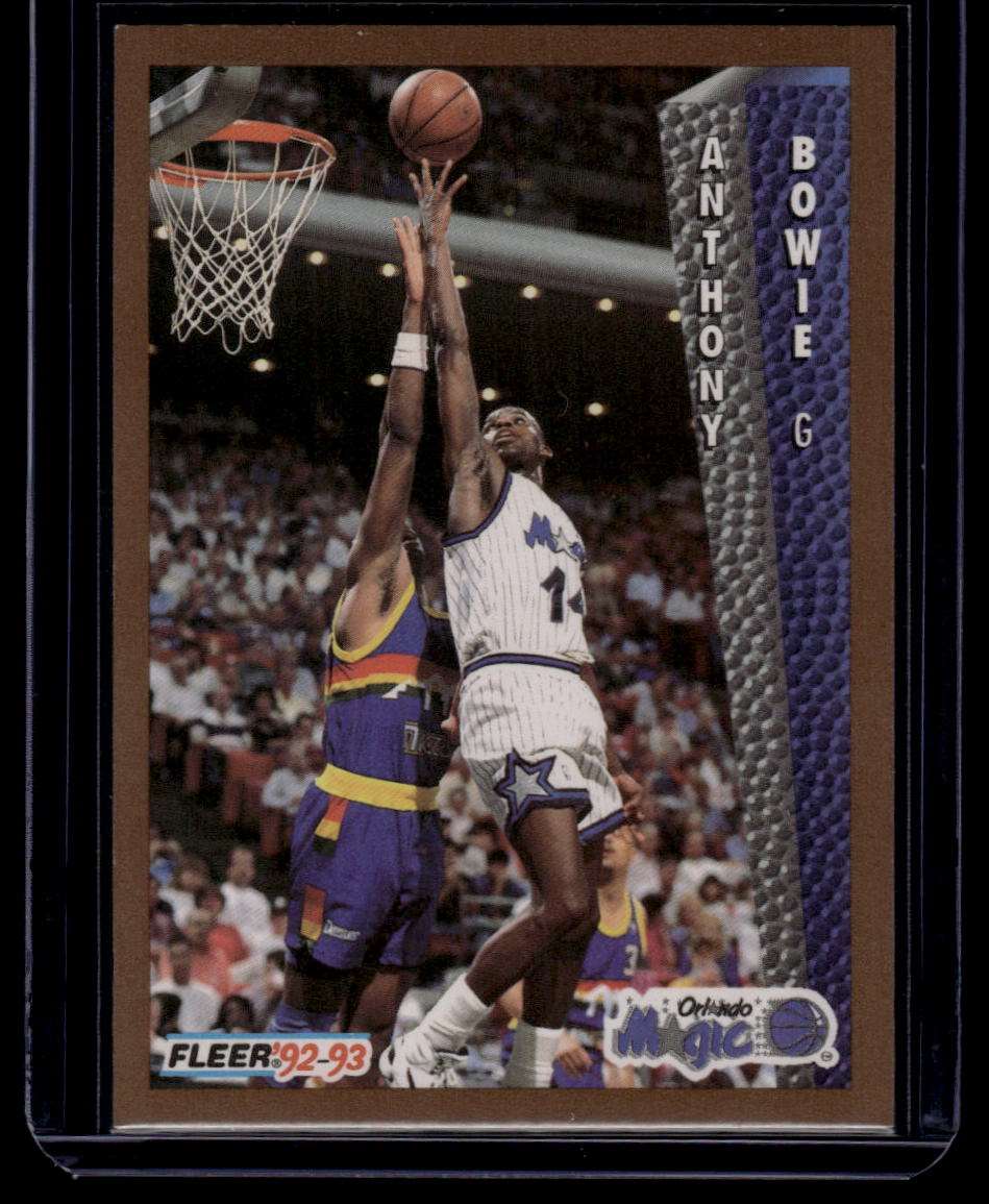 1992-93 Fleer #159 Anthony Bowie